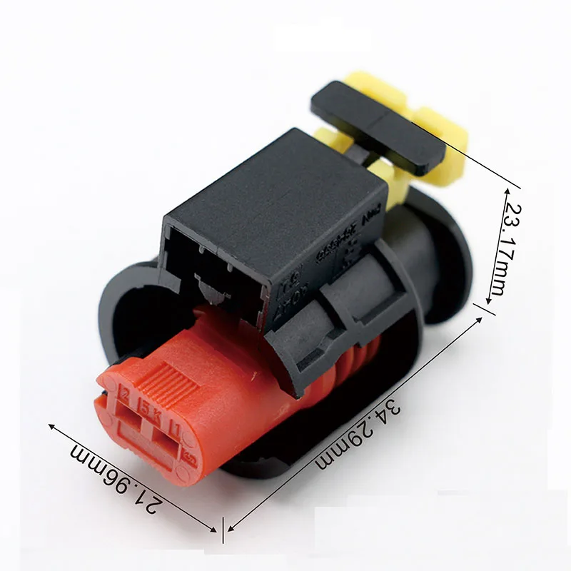 Free-shipping-Wiring-Harness-2-pin-1-5mm-Female-Auto-Plastic-Connector-fpr-SPARK-COIL-Tyco (4)