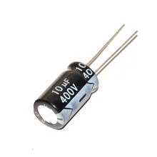 Pengiriman gratis 10 pcs/lot Aluminum electrolytic capacitor 10 uF 400 V 10*17mm Electrolytic capacitor ic…