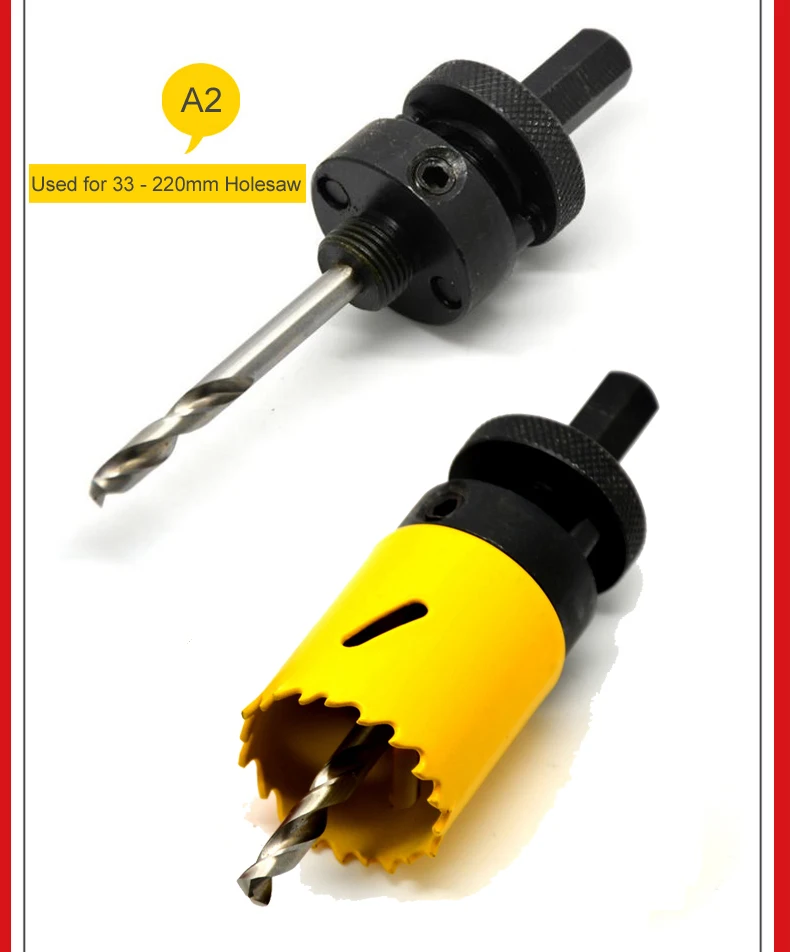 32mm Cut Depth RS PRO M3 HSS Teeth; Alloy Steel Body 33mm Hole Saw Bi-Metal