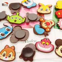 

20 pcs/lot Cartoon Animated Silica gel fridge magnets whiteboard sticker Refrigerator Magnets kids toy gift home decoration