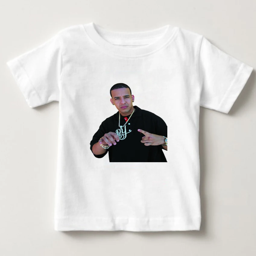 

Daddy Yankee T Shirt kids Short Sleeve Tshirt children Clothes 2018 summer tops T-shirt For boys girls Hip-hop tee shirt NN