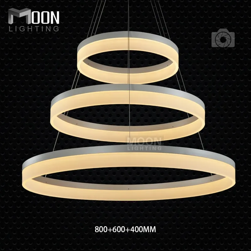

Modern LED Ring Light Arcylic Circle LED Pendant Suspension Light Fixture MD5060 LED SMD5050
