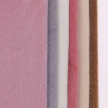 Сплошной цвет мех Флокирование Кожа Ткань для лук мешок Ремесло Декор для самостоятельного пошива одежды аксессуары материалы