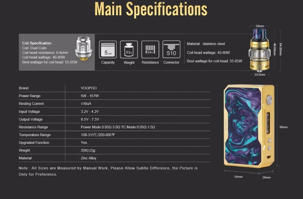 Voopoo Drag 157W-13