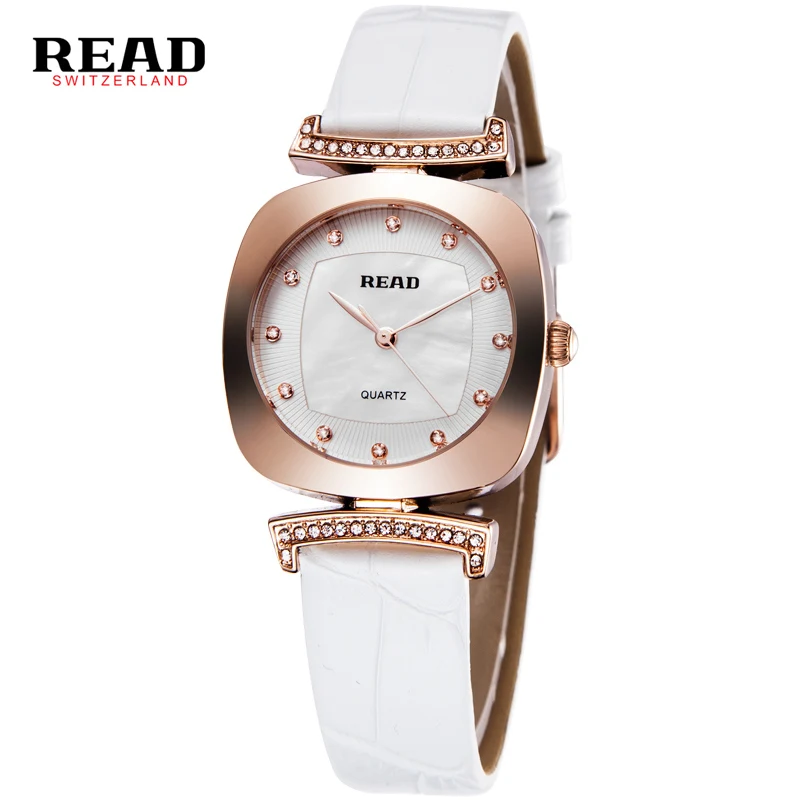 

READ 2019 Quartz Brand Lady Watches Women Luxury Rose Gold Antique round Leather Dress Wrist watch Relogio Feminino Montre 2010