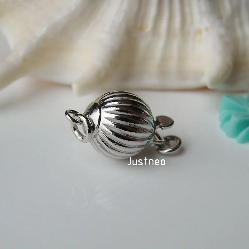 sterling silver corrugated box clasp (1)