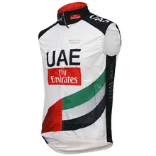 Windstopper ОАЭ Emirates команда 2 вида конструкций Безрукавый велосипедный жилет Gilet Mtb Одежда велосипед Майо Ciclismo велосипедная одежда