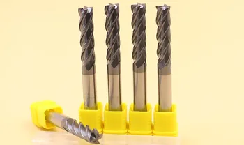 

HRC45-50 150mm Router Bit CNC Alloy Milling Cutter Length Four-flute End Mill for Grooving Anvil Blade Cutting Tools