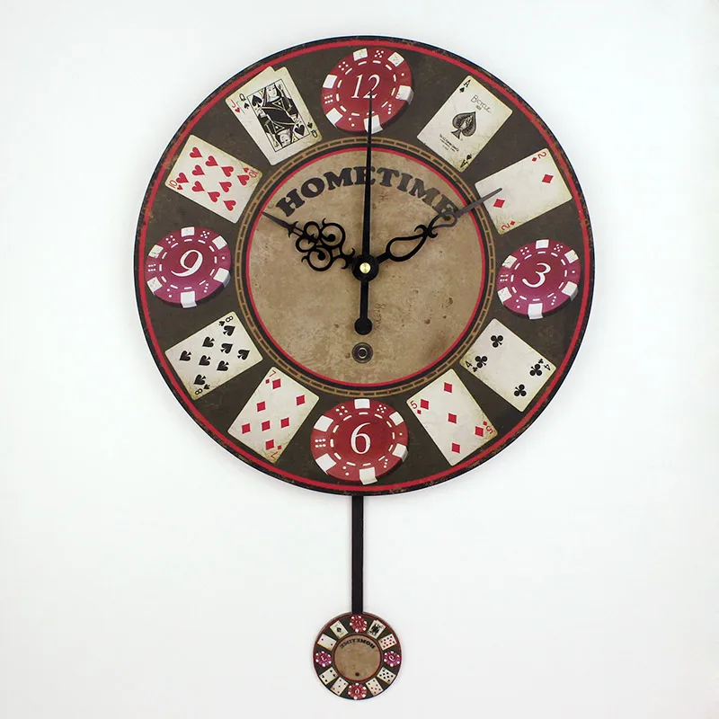 Reloj De Pared Decorativo Grande Diseno Moderno Silencio Adornos