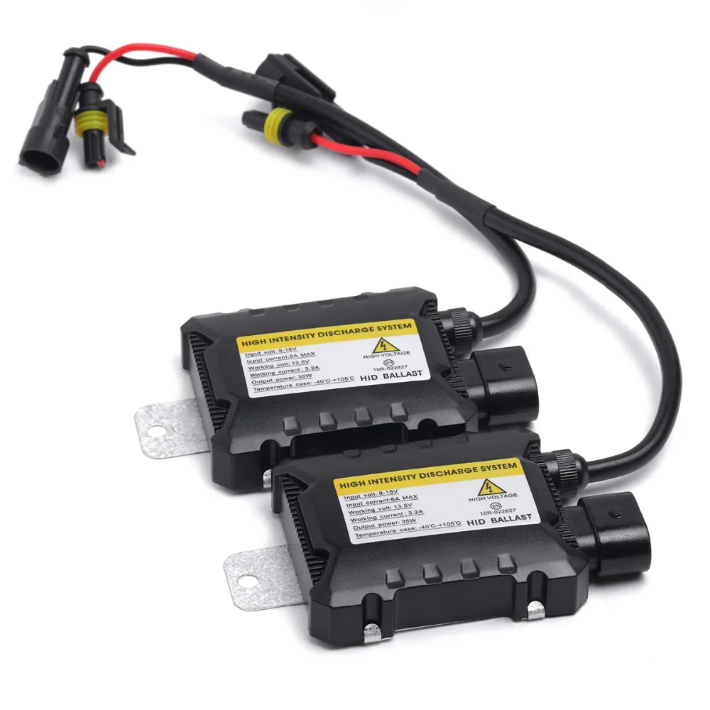 2X 12 В xenon HID балласт 35 Вт Цифровой Тонкий hid ксеноновый блоки на замену зажигания