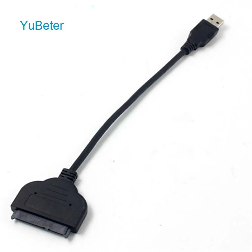 

YuBeter USB 3.0 to SATA Converter Cable For 2.5'' SATA Hard Drive Adapter Up To 6Gbps 22-Pin Support SATA III SSD/HDD Hard Drive