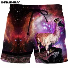 Dykhmily звезды Для Мужчин's Пляжные шорты животного 3d принт олень и орел Для мужчин Пляжные шорты для будущих мам Для мужчин прохладный улица хип-хоп мода 3D