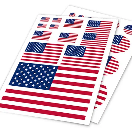 New Car Window Bumper American Flag United States Flag Style Sticker Decal Bike