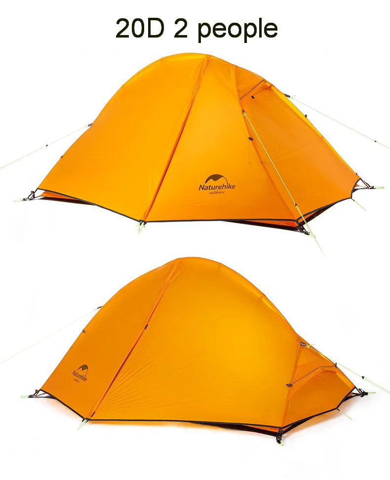 Barracas à Prova Barraca de Acampamento Naturehike Ciclismo Único Dwaterproof Água 1 2 Pessoa Mochila Trekking Montanha Pu4000 Ultraleve 11 Esporte e Lazer
