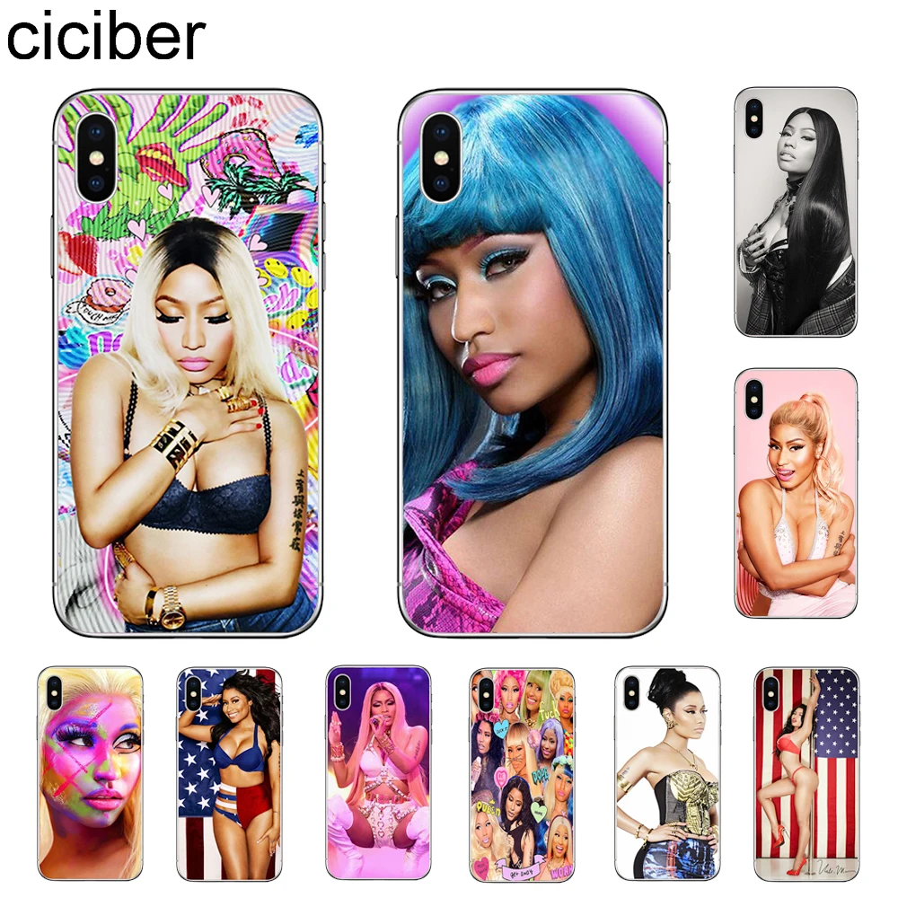 

ciciber Nicki Minaj Phone Cases For Apple iPhone 7 8 6 6s Plus X XR XS MAX 5S SE Soft TPU Cover For iPhone 11 Pro Max Capa Shell