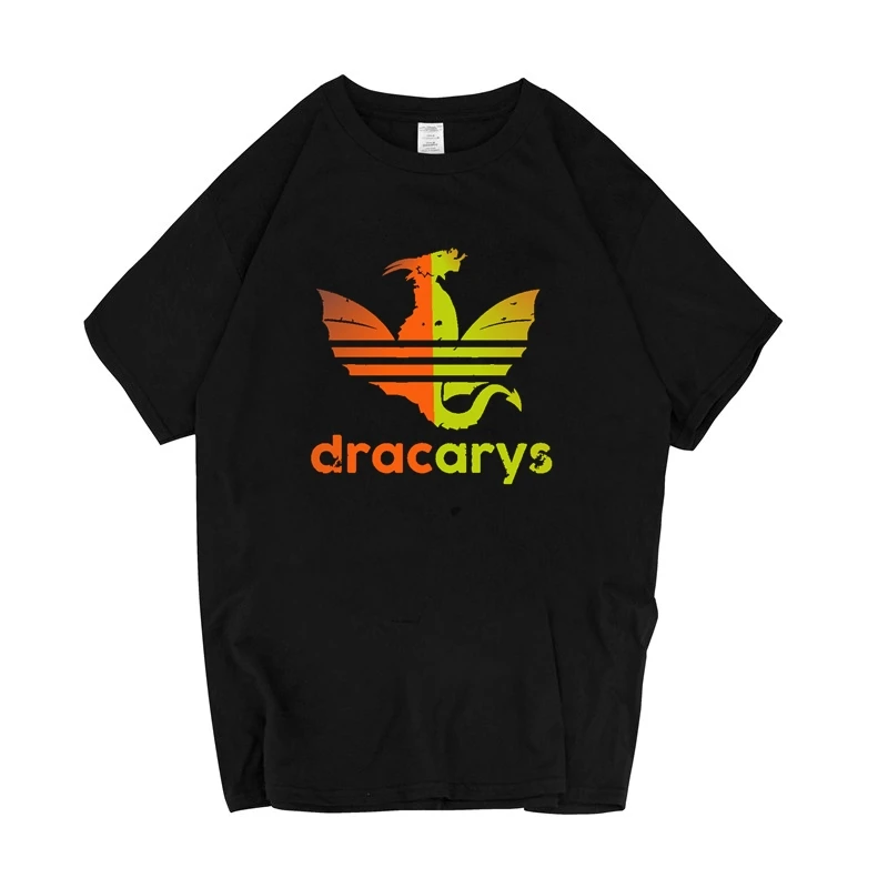 

Dracarys Men T Shirt Game of Thrones Daenerys T-Shirt Mother of Dragon Khaleesi Harajuku Vintage Camisetas Aesthetic Clothes