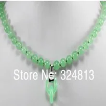 Для женщин мода светло-зеленое ожерелье Кулон#2196