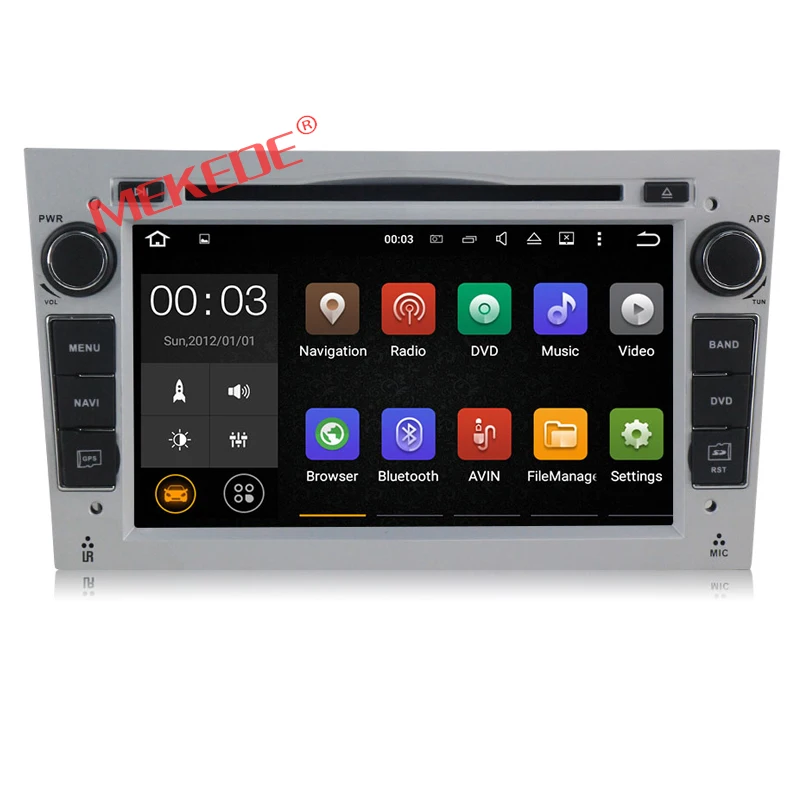 Discount Android 7.1 Quad core HD 1024*600 screen 2 DIN Car DVD GPS Radio stereo For Vauxhall Opel Astra H G J Vectra Antara Zafira Corsa 1