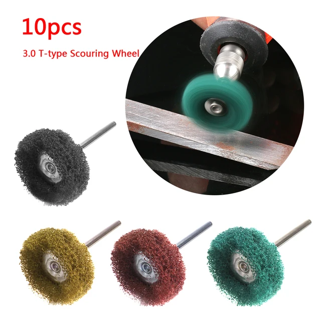 Scouring Pad Brush Nylon Abrasive Brush Fiber Grinding Sanding Head
