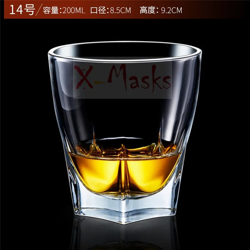 Кружка для виски стакан из прозрачного стекла стекло es Beer tazas garrafa vnot vidrio bardak copas vino copas cristal szklanki водка bicchieri - Цвет: 14
