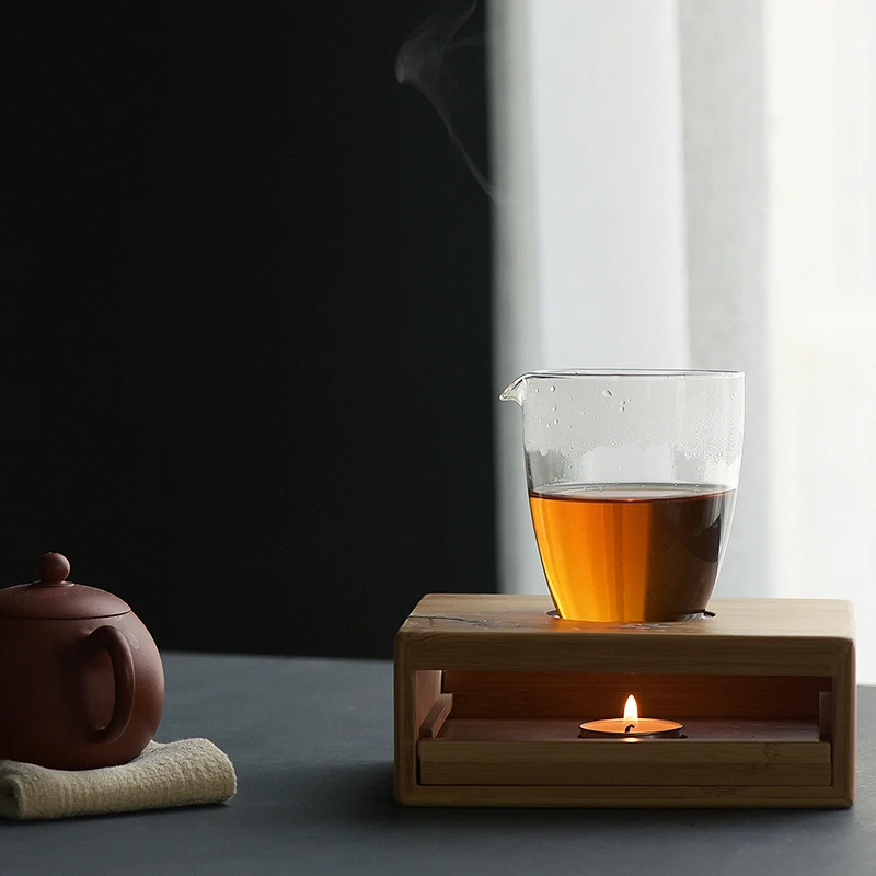TANGPIN натуральный бамбук чай огненная печь ручная роспись сливы кофе подсвечники чайные церемонии наборы