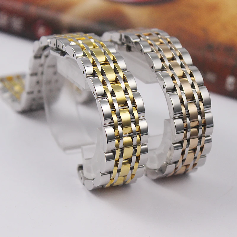 

Metal stainless steel watchband wrist strap for Armani 12 14 16 18 20 22mm butterfly clasp bracelet men&women watch strap