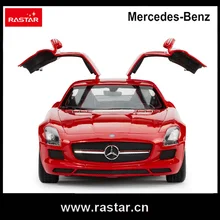 Rastar лицензированный 1:14 масштаб-Mercedes-Benz SLS AMG автомобиль игрушки с пультом дистанционного управления может открыть дверь вручную 47600