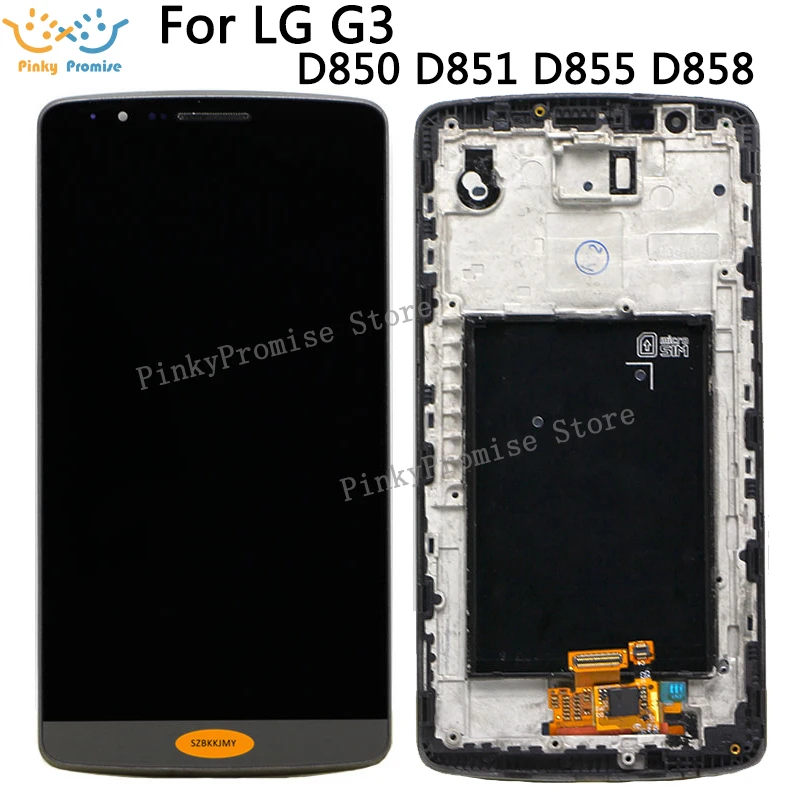 5 5 Display For Lg G3 Lcd Touch Screen Digitizer With Frame Replacement Screen For Lg G3 Lcd Display D850 D851 D855 Screen For Lg G3 Lcd Screen For G3lg G3 Screen Aliexpress