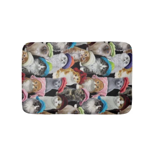 Cat Lovers Bathroom Mat Cute Animal Kitchen Carpets Anti Slip Doormat