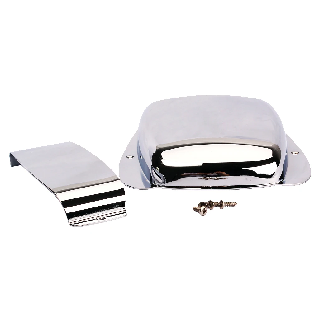 Jazz Bass Pickup Cover Bridge Cover Chrome Plated Iron Material Cover Silver