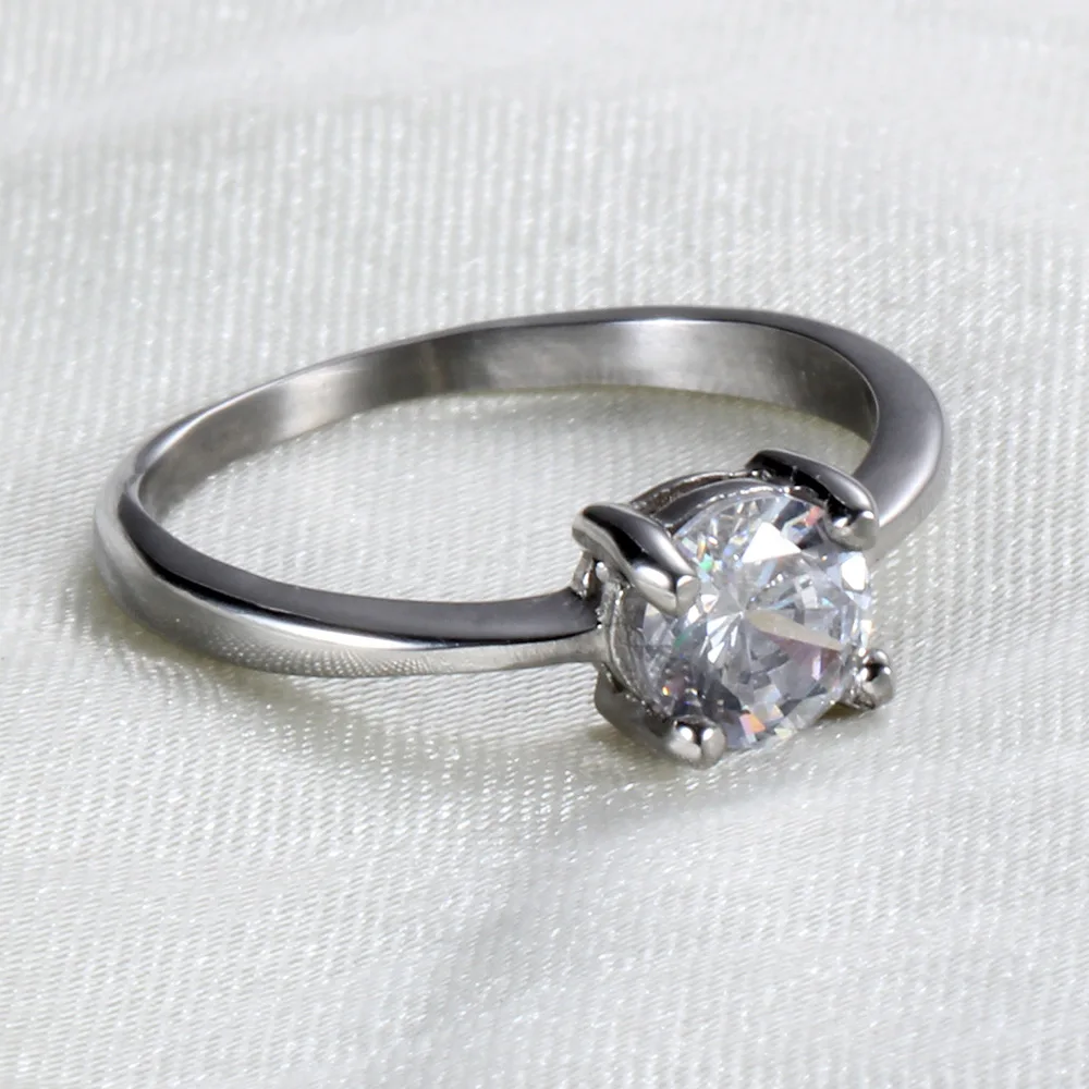 6#7#8#9#10# кольцо с кристаллами Титановый стальной Свадебный Обручальное кольцо на головщину для женщин лучший подарок