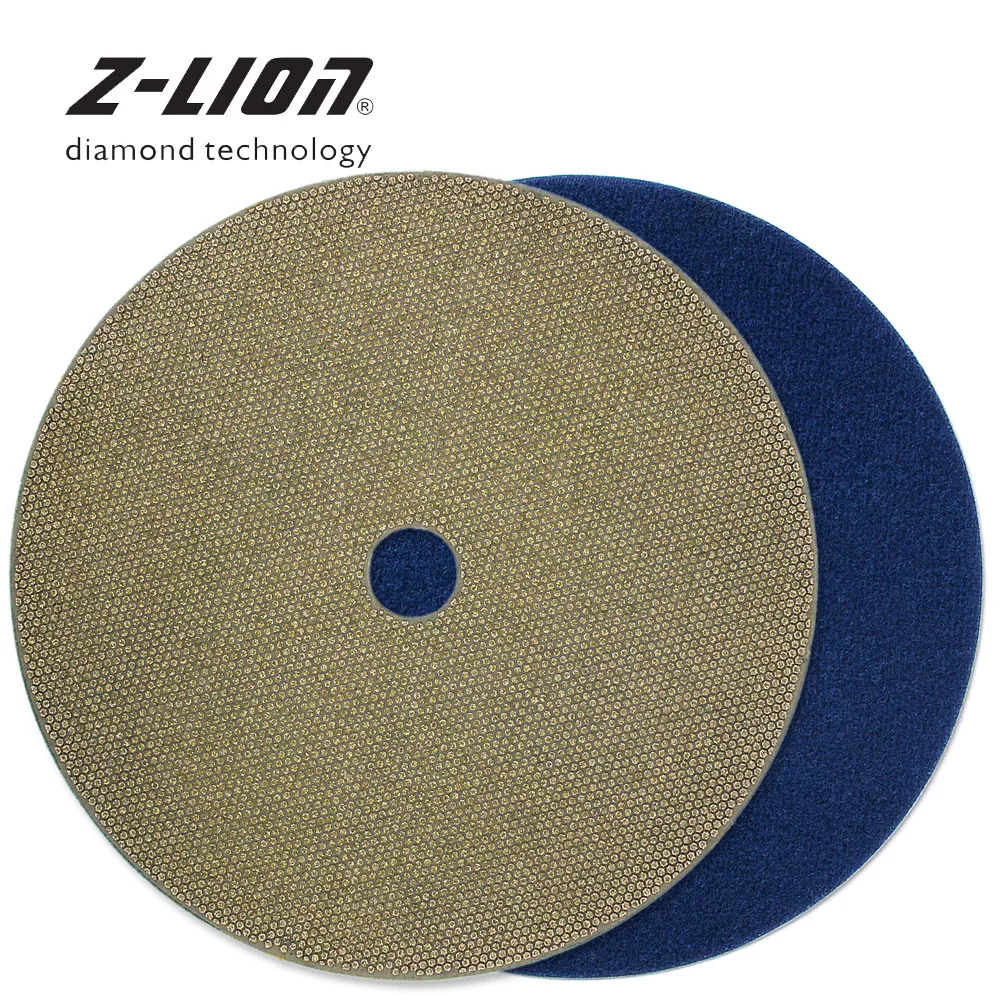 Z LION 7 Inch Electroplated Flexible Diamond Grinding Disc Honing Pad