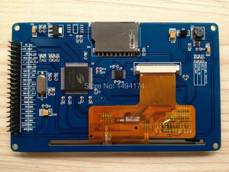 ЖК дисплей WQScose 4 3 дюйма 480x272 TFT сенсорная панель модуль экрана SSD1963 контроллер для