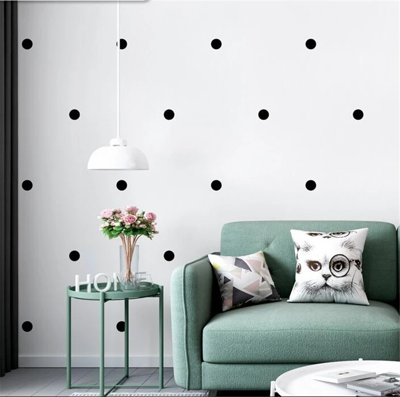 Beibehang Nordic стиль обои ins минималистский геометрический черный и белый точка гостиная спальня ТВ задний план