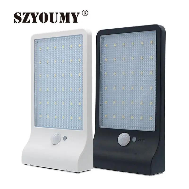 

SZYOUMY 450LM 36 LED Solar Power Street Light PIR Motion Sensor Lamps Garden Security Lamp Outdoor Street Waterproof Wall Lights