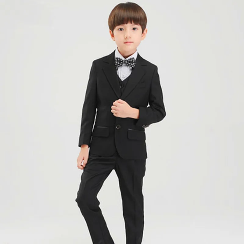 2017 Classic Black Children Suit Kid's Suits Kids Blazer Boys Formal