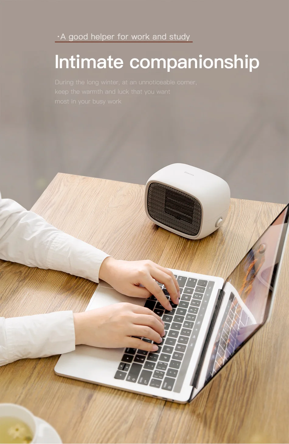 Máy sưởi điện cầm tay Baseus