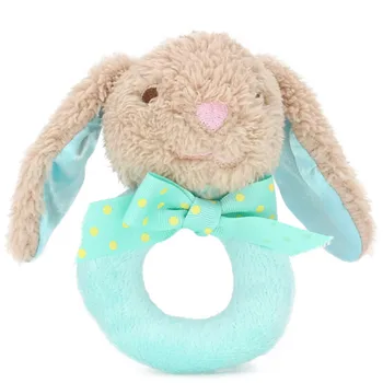

Baby Cartoon Rabbit Plush Rattle Ring Bell Newborn Hand Grasp Toys Soft Mobile Infant Crib Dolls Toddler Musical Soft Plush Toy