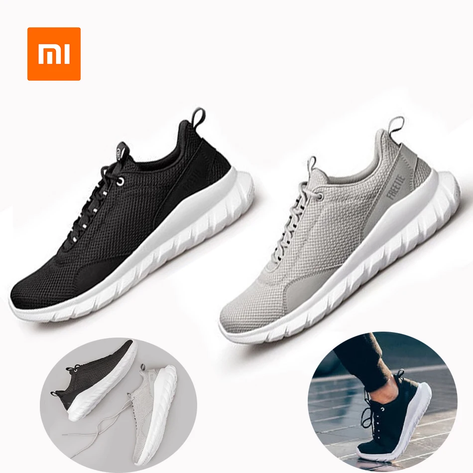 

Xiaomi FREETIE sneakers men asual man Men's Sports Shoes Light Breathable Knitting City Running Sneaker for Outdoor Sports