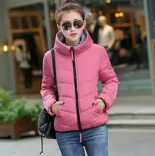 Snow wear wadded jacket female 2016 autumn and winter jacket women slim short cotton-padded jacket outerwear winter coat women