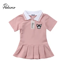 Детское праздничное платье-пачка для маленьких девочек; короткое платье; летняя одежда для малышей; стильный сарафан в консервативном стиле