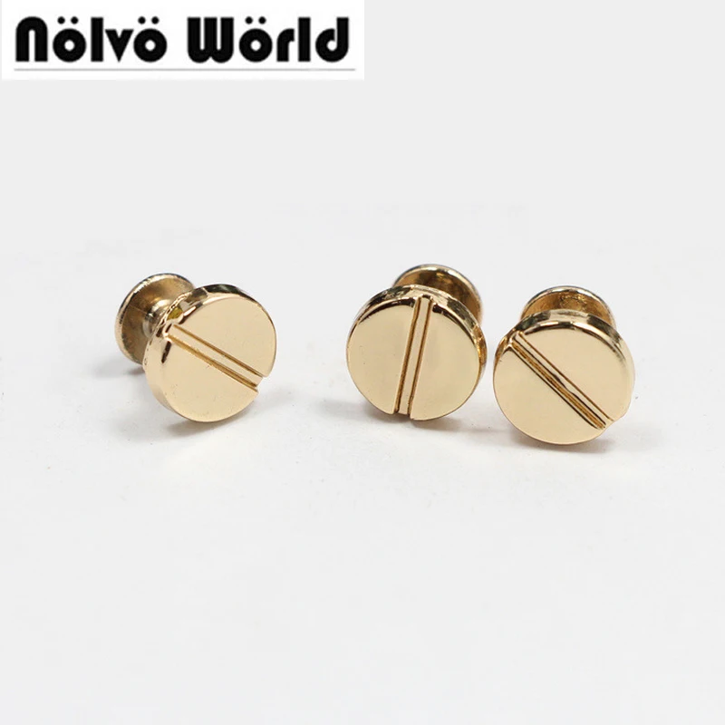 

50pcs 4 colors 10*6mm Bags Rivets Punk Metal Studs rivets for leather Spikes For Belts