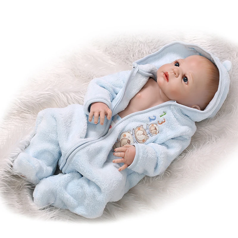 

NPK 56cm Reborn babies Full body silicone reborn dolls toy Lovely Baby alive doll Boy Girl Baby born Birthday gift Baby-reborn