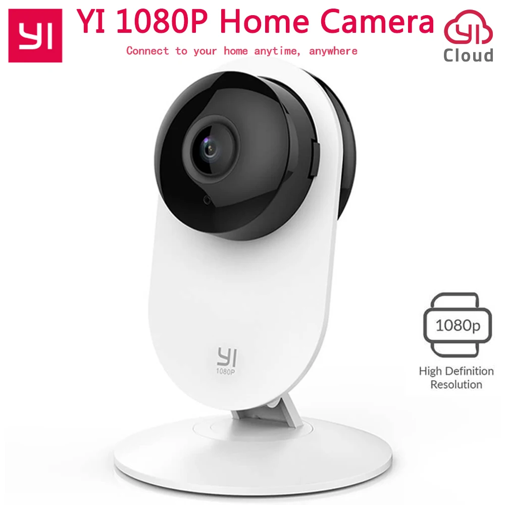 

YI 1080p Home Camera WIFI Wireless IP Surveillance System Xiaoyi YI Security Mini Camera for Home/Office/Baby/Nanny/Pet Monitor