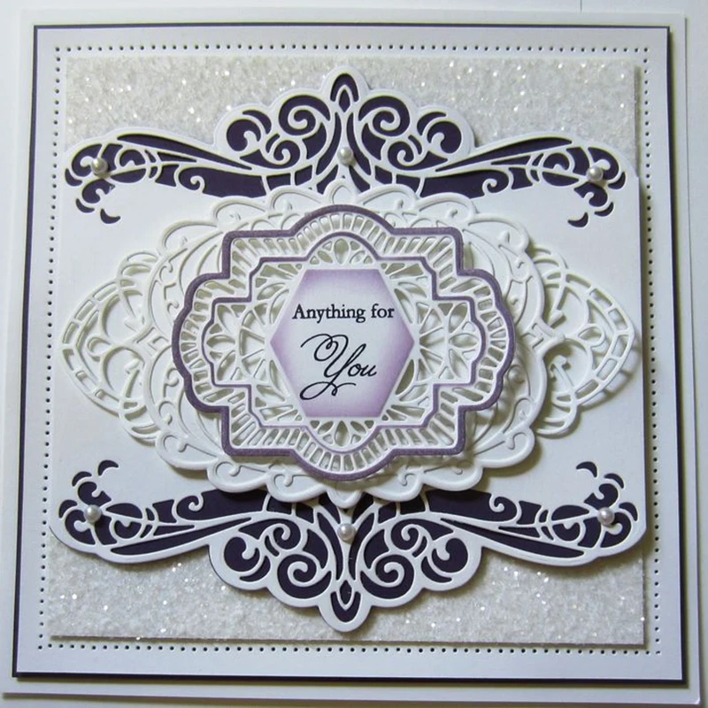 

Wedding Frame Metal Cutting Dies for Scrapbooking DIY Album Embossing Folder Paper Cards Cake Maker Template Stencils 172*56mm