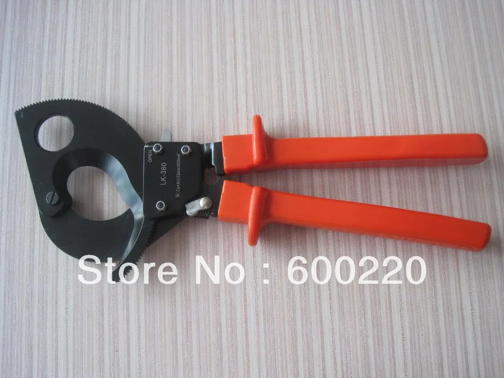 

LK-380 Ratchet Cable Cutter for cutting 380mm2 Cu/Al cables(Germany style)