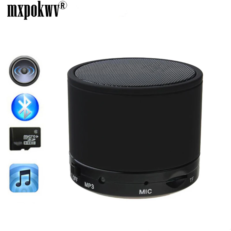 Беспроводной Bluetooth Динамик Металл Sound Box Портативный Comput аудио плеер Мини Кнопка Mp3 Динамик для мобильного телефона Mp3 Mp4 PC