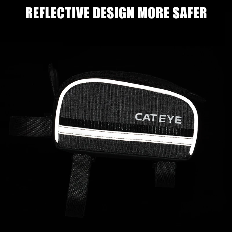 Велосипедная сумка на верхнюю трубу CATEYE светоотражающая Водонепроницаемая