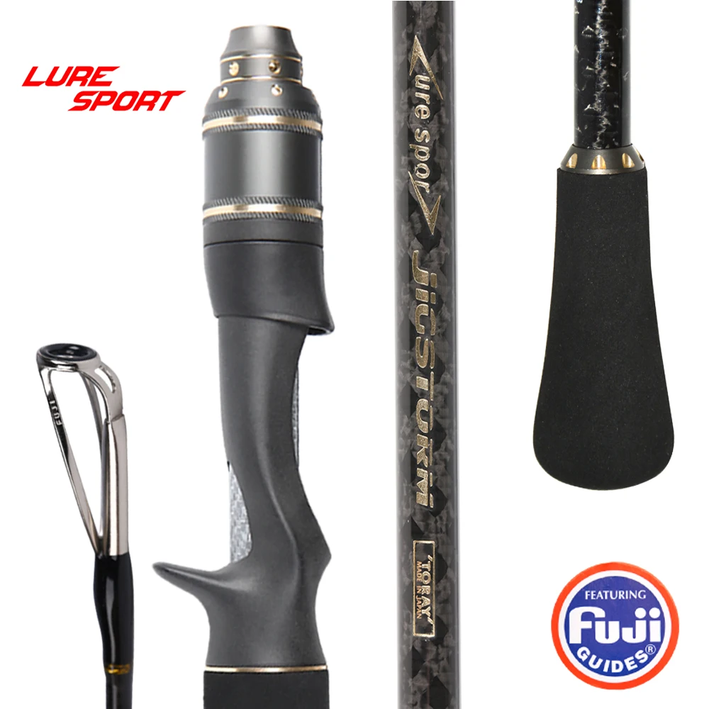 Карбоновая удочка LureSport медленная Отсадочная штанга 1 9 м X Cross FUJI для направляющих Reel Seat spinningcast 60 260 г 5 сечения