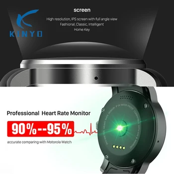 

KINYO Original male watches KW88S heart rate monitoring smart watch remote camera alarm clock popular watch for sports lovers